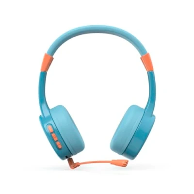 Afbeelding van Hama Bluetooth hoofdtelefoon met microfoon voor kinderen &#039;Teens Guard II&#039; (Bluetooth kinderen, on ear, volume beperkt tot 85 DB, USB C kabel) blauw