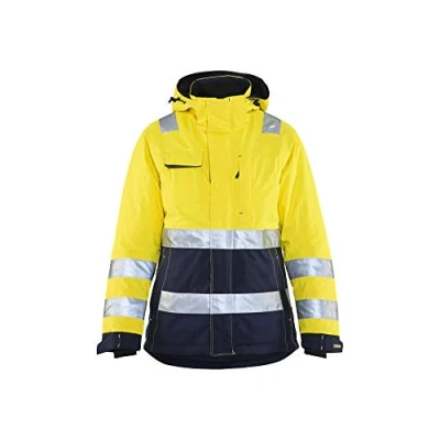 Afbeelding van Blåkläder 4872 1987 Dames Winterjas High Vis Geel/Marineblauw maat XL