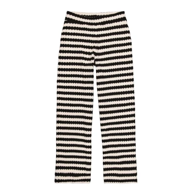 Afbeelding van Garcia Broek Gestreept Zwart dessin XL