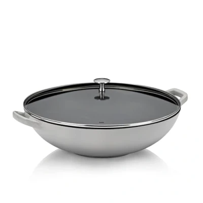 Afbeelding van Wokpan, Gietijzer, Grijs, 36 cm Kela Calido