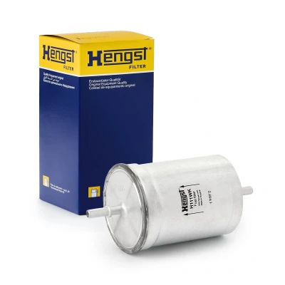 Afbeelding van HENGST FILTER H111WK Brandstoffilter Pijpfilter VOLKSWAGEN: Transporter 5, 5 Bus, Golf 4, AUDI: A4 B6 Avant, B6/B7 Convertible