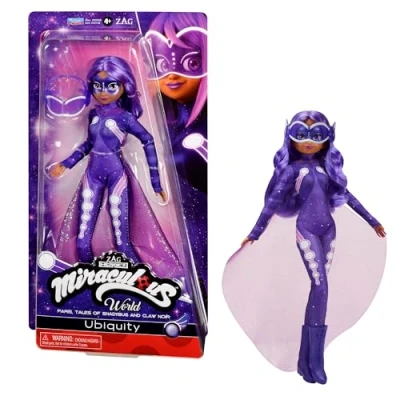 Afbeelding van Bandai Miraculous Ladybug Poupée articulée Ubiquity Costume Effet Vinyle Licence Officielle Mannequin 26 cm Jouet Enfant 4 Ans et + P50158