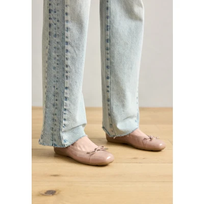 Afbeelding van Geox Annytah Ballerina&#039;s, Dames, Maat: 38, Caramel Pu