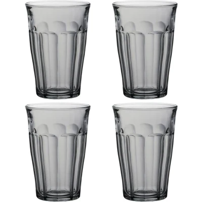Afbeelding van Glazenset Duralex Picardie Grijs 360 ml (4 Stuks)