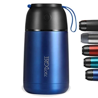 Afbeelding van 720DGREE Thermo Voedsel Fles&quot;wunderJar&quot; 450ml, 650ml Premium Roestvrij Staal Geïsoleerde Doos Perfecte Isolerende Container Warme Lunch, Babyvoeding, Soep, Maaltijd &amp; Outdoor Diner BPA Vrij