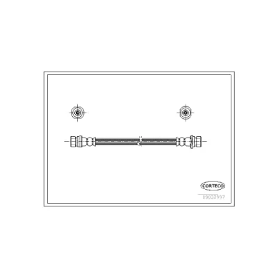 Afbeelding van CORTECO 19032997 Remslang Achteras 280mm