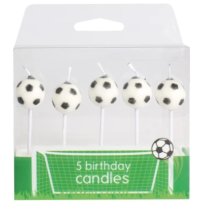 Afbeelding van Culpitt Taartkaarsjes Voetbal 5st.