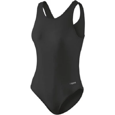 Afbeelding van Beco Badpak Crocodile Dames Polyamide/elastaan Zwart Maat 42