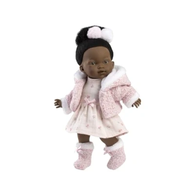 Afbeelding van Llorens pop ZOE met roze kleding 28 cm