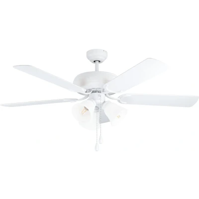 Afbeelding van EGLO Las Palmas Plafondlamp met ventilator 132cm AC longer life Wit