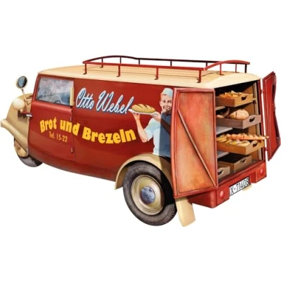 Afbeelding van 1:35 MiniArt 38066 Tempo A400 Lieferwagen Bakkerswagen Plastic Modelbouwpakket