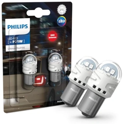 Image de Philips Ultinon Pro3100 LED Spot de signalisation pour voiture (P21W Red)