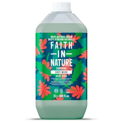 Afbeelding van Faith In Nature Aloë Vera Bodywash Navulverpakking 5LT