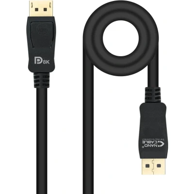 Afbeelding van DisplayPort Cable NANOCABLE HDR 8K Ultra HD Black