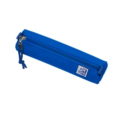 Afbeelding van Oxford, Potloodetuis, Etui Rond Klein Blauw