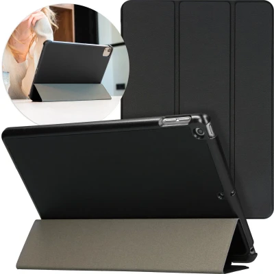 Afbeelding van iMoshion Tablet Hoes Geschikt voor iPad 7e, 8e, 9e generatie (2019/2020/2021) 10.2 inch Trifold Bookcase Zwart