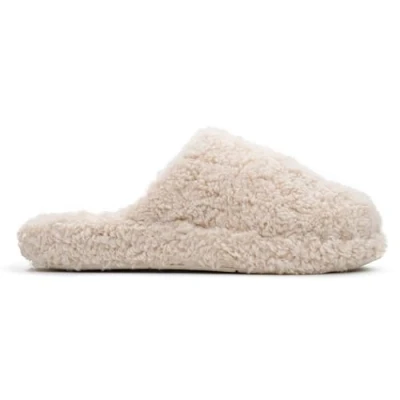 Afbeelding van Fitflop Teddy Pantoffels, Dames, Maat: 40, Milk ice Polyester