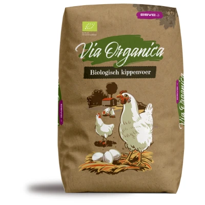 Afbeelding van Via Organica Bio Scharrelgraan Kippenvoer 12.5 kg