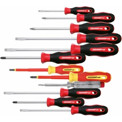 Afbeelding van Gedore Red R38002012 2C schroevendraaierset XXL FL / PH PZ VDE 12 delig 3301273