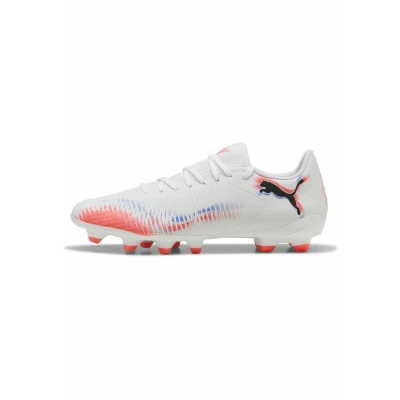 Afbeelding van PUMA FUTURE 8 PLAY FG/AG Unisex Sportschoenen White Black Glowing Red