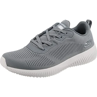 Afbeelding van Skechers Squad Sneakers voor heren, Gray Mesh Trim