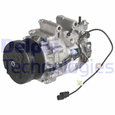 Afbeelding van DELPHI TSP0159859 AC Compressor Sanden TRSE07 Scroll PAG 46 Met compressorolie HONDA: CIVIC 8 Hatchback