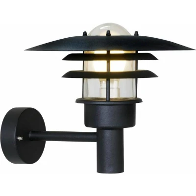 Afbeelding van Nordlux Lonstrup 22 wandlamp E27 zwart