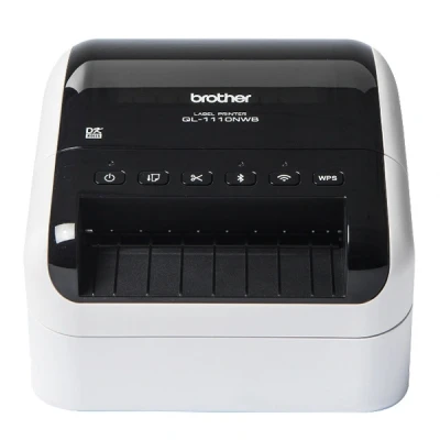 Image de Brother QL 1110NWB Imprimante d&#039;étiquettes thermique direct Rouleau (10,36 cm) 300 x ppp jusqu&#039;à 110 mm/sec USB 2.0, Bluetooth 2.1 EDR outil de coupe