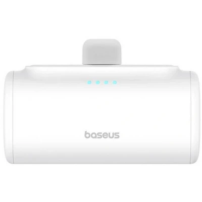 Afbeelding van Baseus 5.000 mAh Powerbank Wit Opvouwbare USB C Connector Compact &amp; Fast Charge Power Delivery 20W