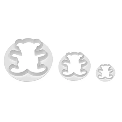Afbeelding van Uitstekerset Teddy Bear PME, set van 3