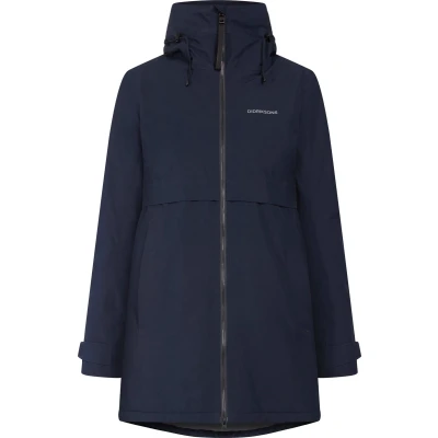 Afbeelding van Didriksons Helle Parka, Dames, Maat: 40, Dark night blue