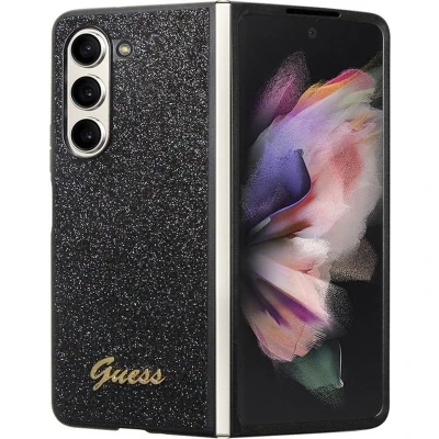 Afbeelding van Guess Glitter Back Case Samsung Galaxy Z Fold 5 (F946) Zwart