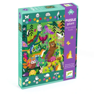 Afbeelding van Djeco puzzel observatie bos 54st