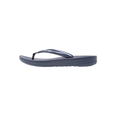Afbeelding van Fitflop Iqushion Ergonomic Teenslippers, Dames, Maat: 41, Midnight navy Kunststof