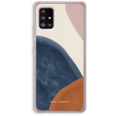 Afbeelding van Case Company® hoesje geschikt voor Samsung Galaxy A51 5G Geo #1 Soft Cover Telefoonhoesje Bescherming aan alle Kanten en Schermrand