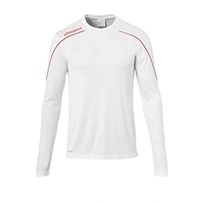 Afbeelding van Uhlsport Stream 22 Voetbalshirt Lange Mouw Heren Wit / Rood Maat: 2XL