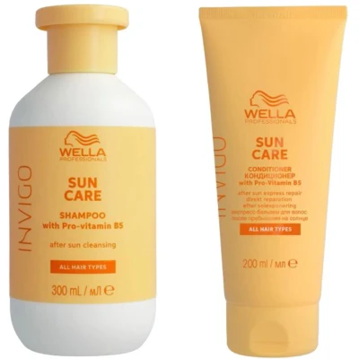 Afbeelding van Wella Invigo Sun After Cleansing Shampoo 300ml + Express Conditioner 200ml bundel/set/pakket