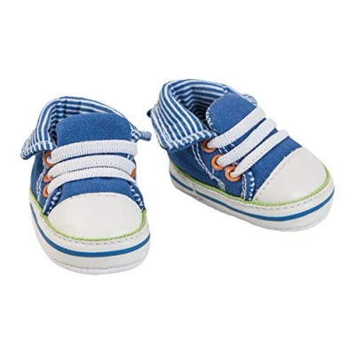 Afbeelding van Poppenschoenen Sneakers Blauw, 30 34 cm