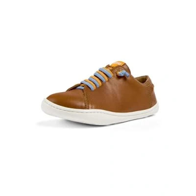 Afbeelding van Camper PEU CAMI KIDS Sportieve veterschoenen voor kinderen, Maat: 38, Medium brown Leer