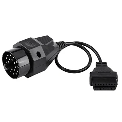 Afbeelding van Keenso OBD2 adapterkabel, 20 polig, 16 scannerkabelconnector, rond, diagnose, voor E36, E38, E39, E46, E53, X5, Z3