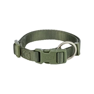 Afbeelding van Trixie Halsband Hond Premium Olijfgroen 35 55X2 CM