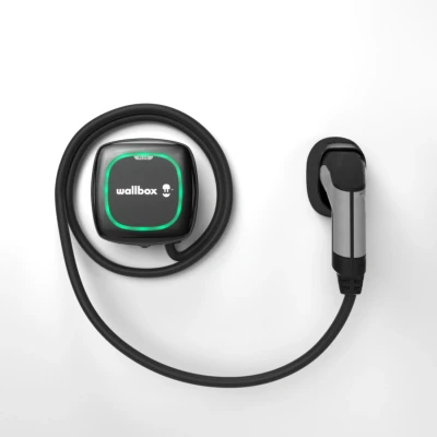 Image de Borne de recharge wallbox pulsar plus t2 7,4 kw avec câble 5m (monophasé 16a)