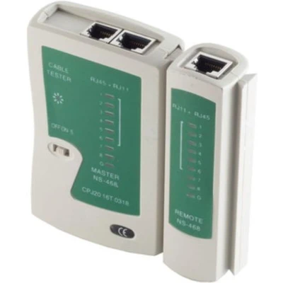 Afbeelding van LAN kabeltester voor netwerkkabels RJ45, RJ12 en RJ11