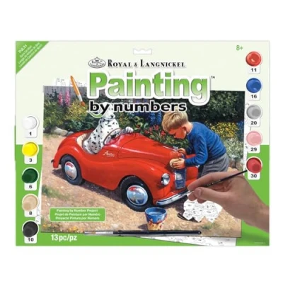 Afbeelding van Schilderen op nummer Paint by numbers Junior Spot&#039;s carwash