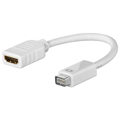 Afbeelding van Goobay Mini DVI (m) naar HDMI (v) adapter 0,20 meter
