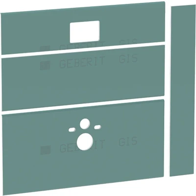 Afbeelding van Geberit gipsbeplatingset inbouwreservoir voor afwerking met Sigma