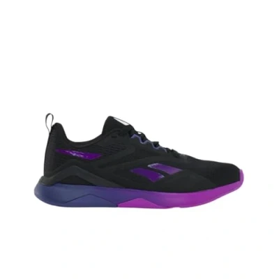 Afbeelding van Reebok Nanoflex Tr 2 Sneakers voor dames, Black Purple Rave Twilight