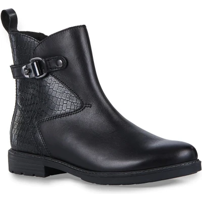 Afbeelding van Marco Tozzi Korte laarzen, Dames, Maat: 38, Black comb Leer/ synthetisch