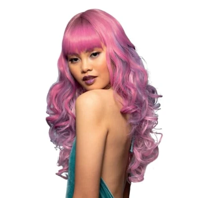 Afbeelding van Manic Panic Dusky Jewel Siren Pruik Roze/Paars