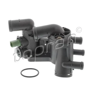 Afbeelding van TOPRAN 110 350 Thermostaathuis Met pakking, temperatuurzender thermostaat, deksel, schroeven